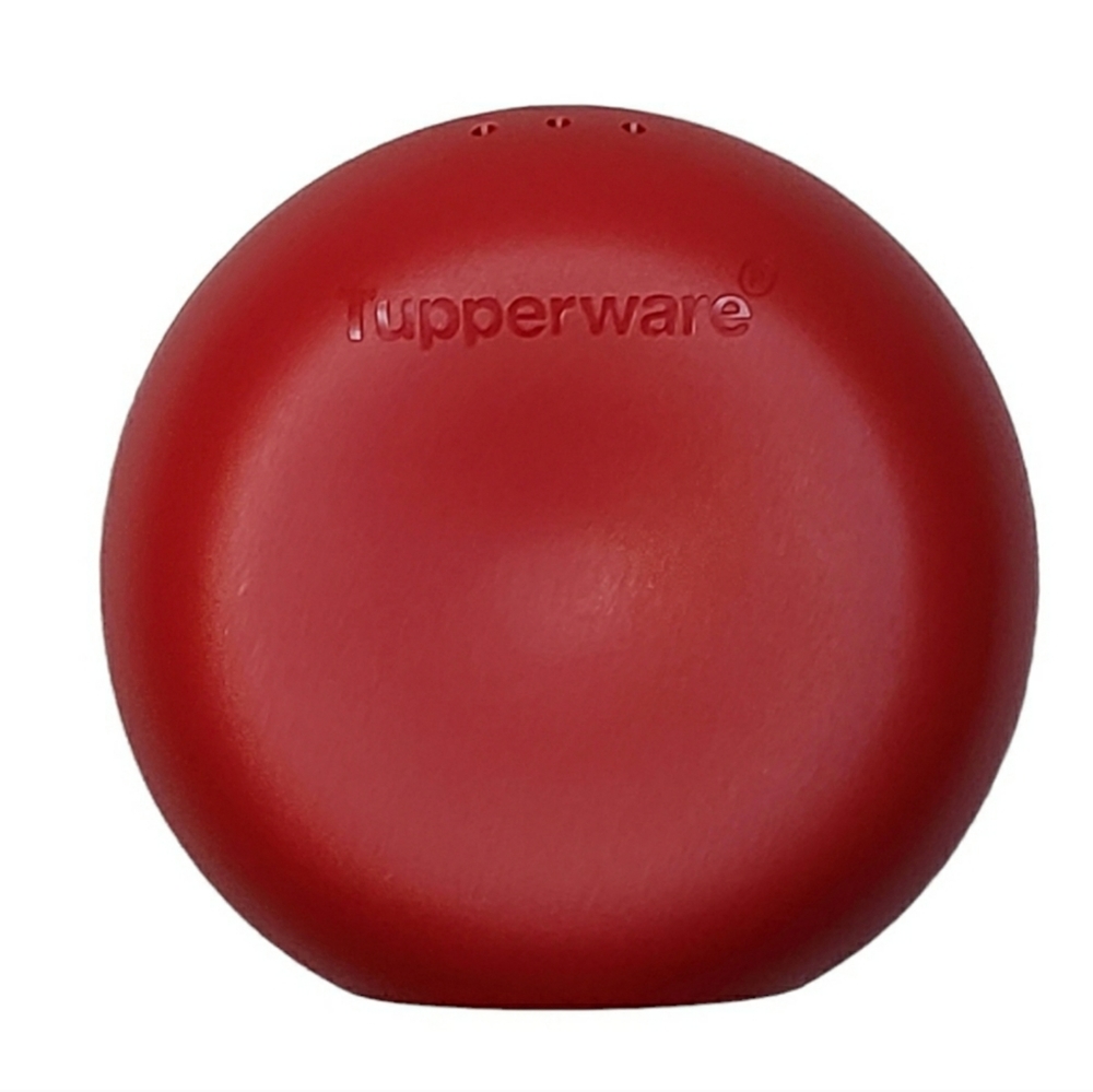 Tupperware Red Portable Salt Shaker For Car